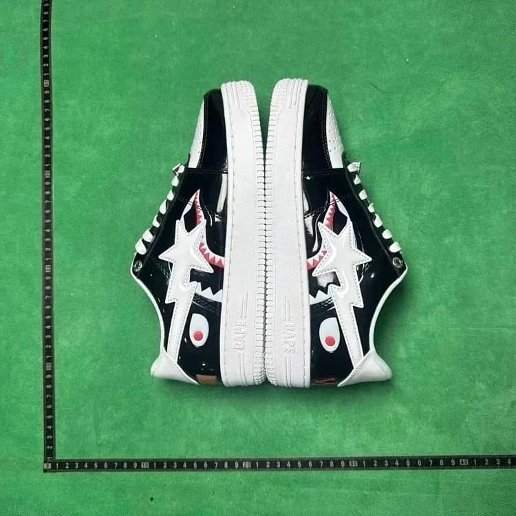 Bape Sta Star Lightning — 27号黑色白勾191 009