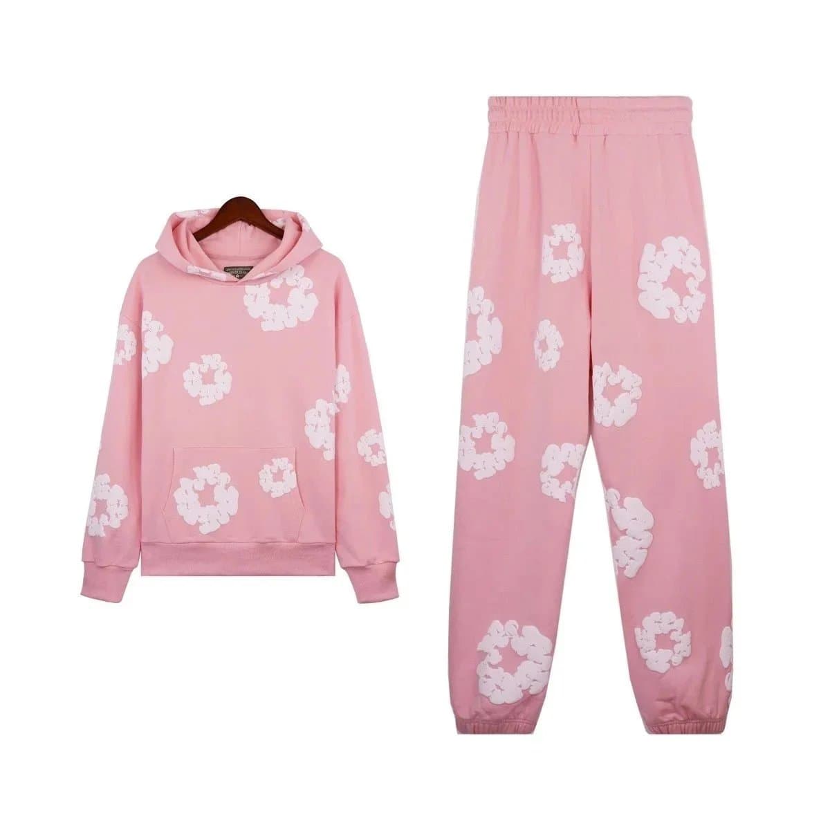 Fear of God Essentials Hoodie and Jogger Set Floral Print