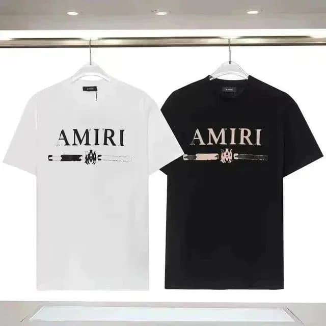 Amiri Graphic Tee Belt Logo Print