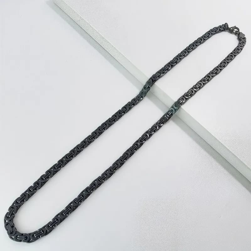 Chrome Hearts Chain Necklace Black Link