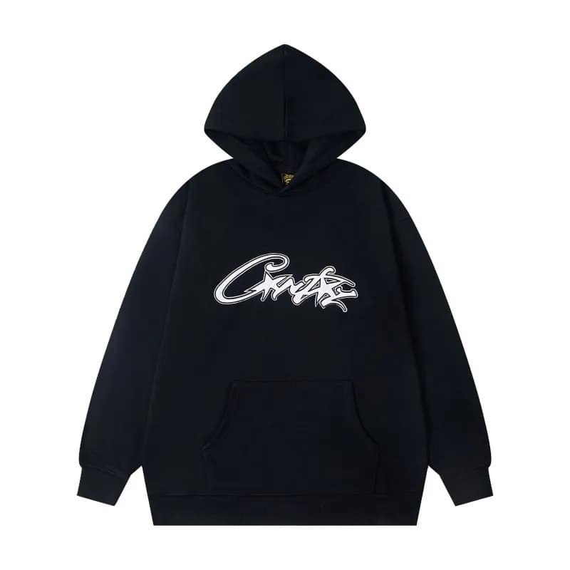 Printed Hooded Jacket Coca-Cola Script All-Over Print — C30 black