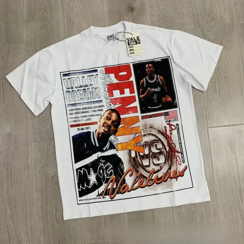 Vale Forever Valley Dreams Graphic Tee Penny Hardaway Collage Print
