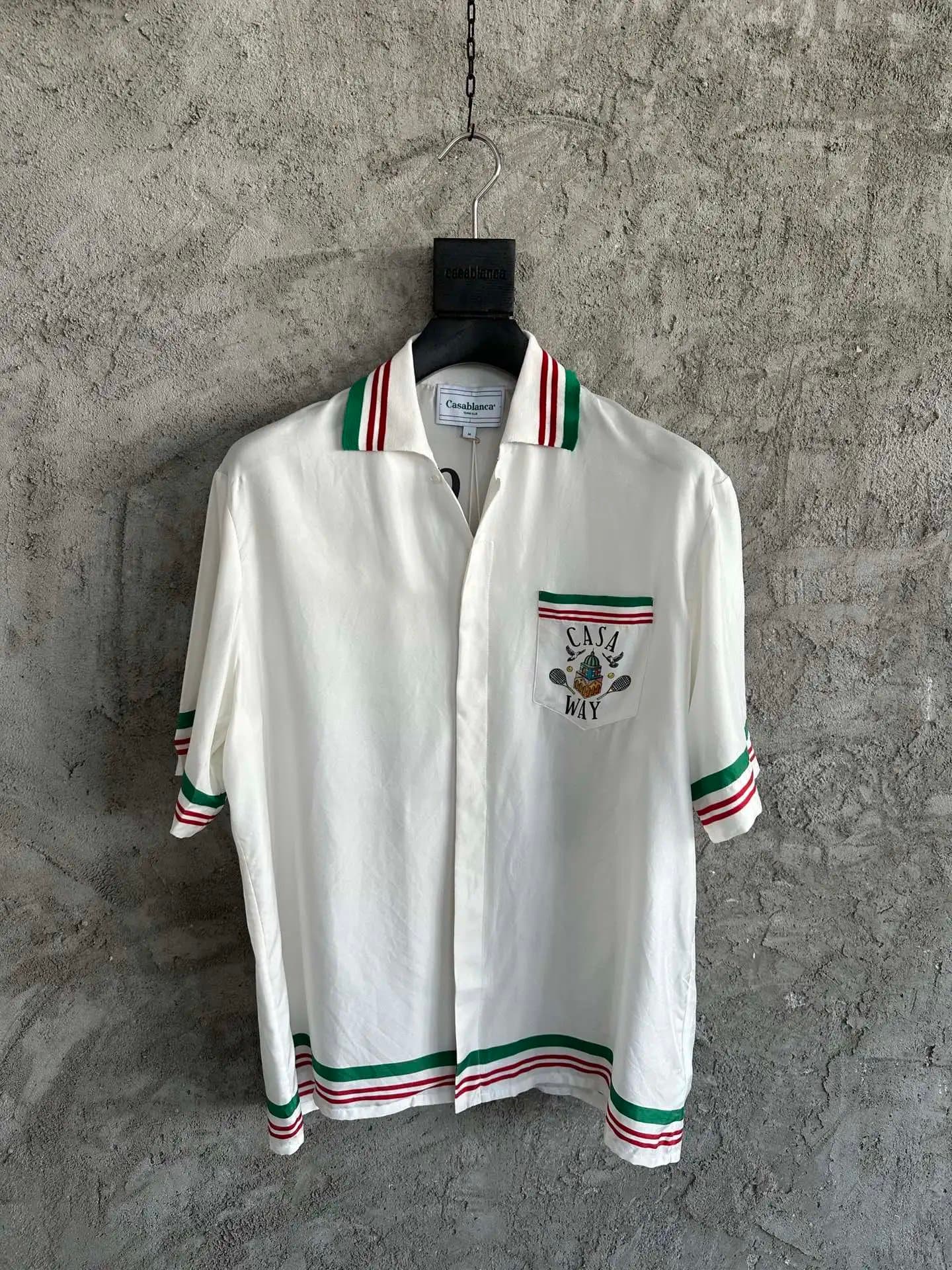 Casablanca Tennis Shirt Casa Way Pocket