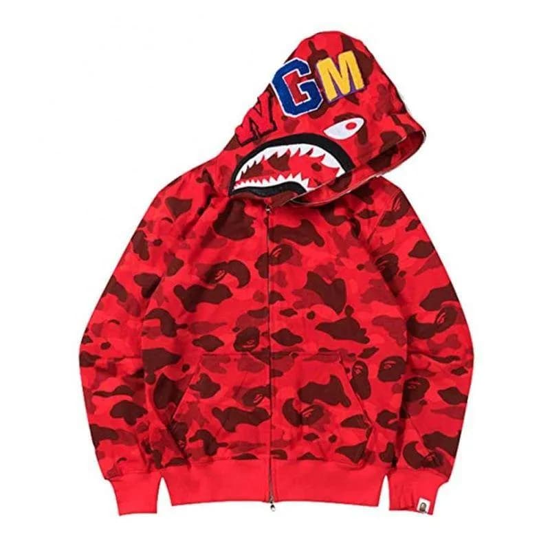 BAPE Shark Hoodie Split Camo — TMW026-7