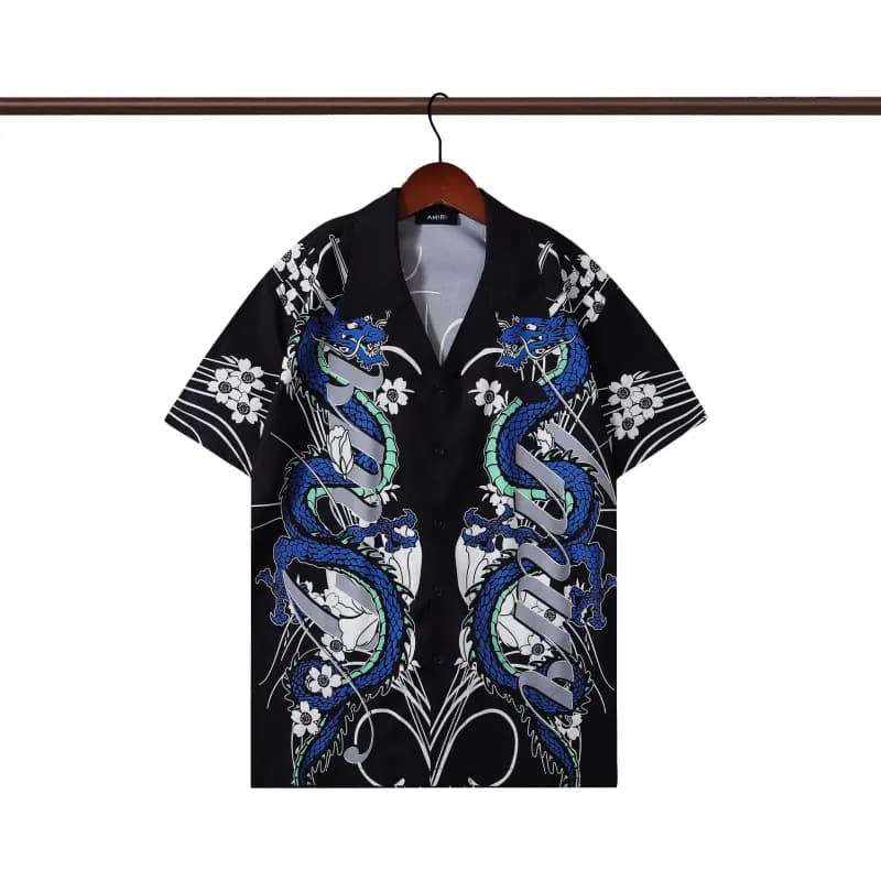 Fendi Short-Sleeve Shirt FF Logo Jacquard — Q259