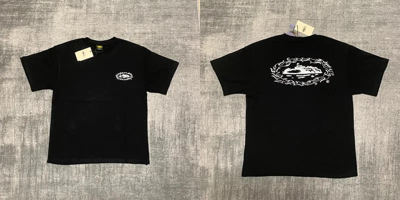 Logo Tee Corteiz Script — 004款式黑色