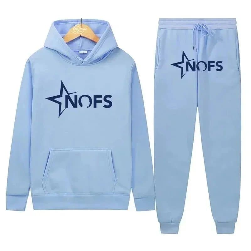 Emporio Armani EA7 Hoodie and Joggers Set Gold Logo — DD-26