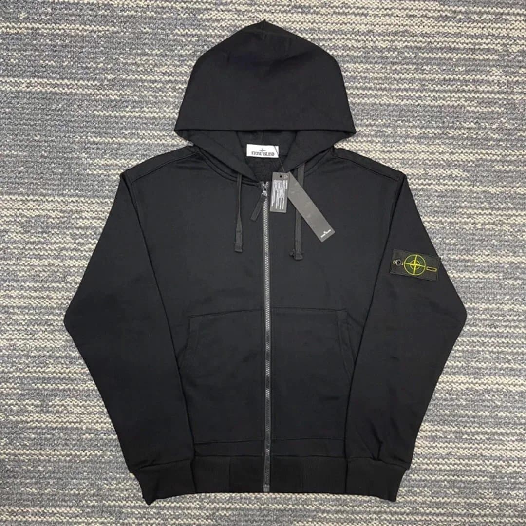 Stone Island Hooded Sweatshirt Compass Patch — 1
