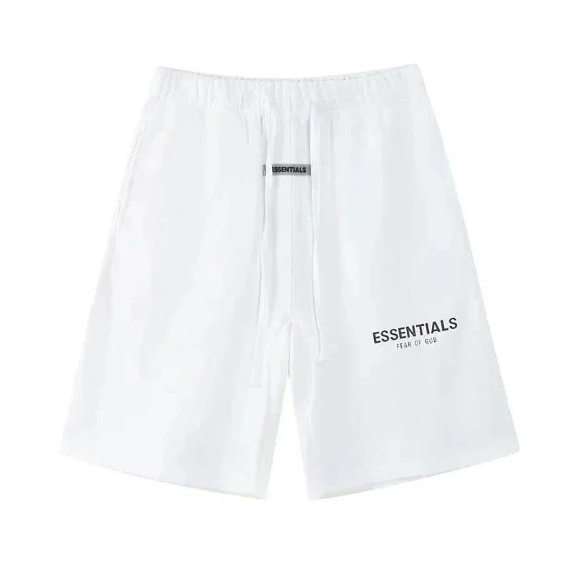 Fear of God Essentials Shorts Essentials Logo — 2201白色（反光字母）*Top quality