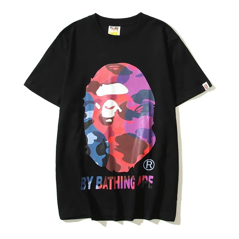 BAPE Ape Head Tee Multi Camo