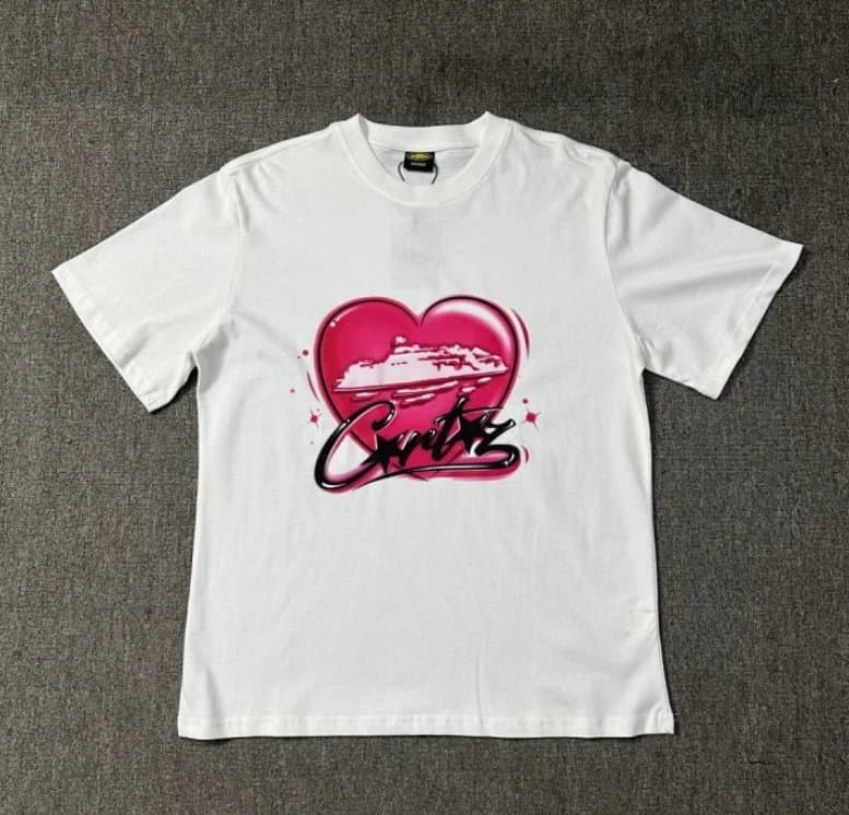 Corteiz Bomb Tee Digital Timer Graphic — 3215 white
