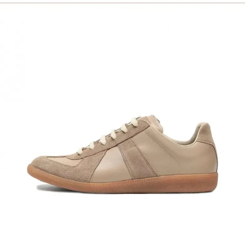 Maison Margiela Future Sneaker Beige Suede and Leather