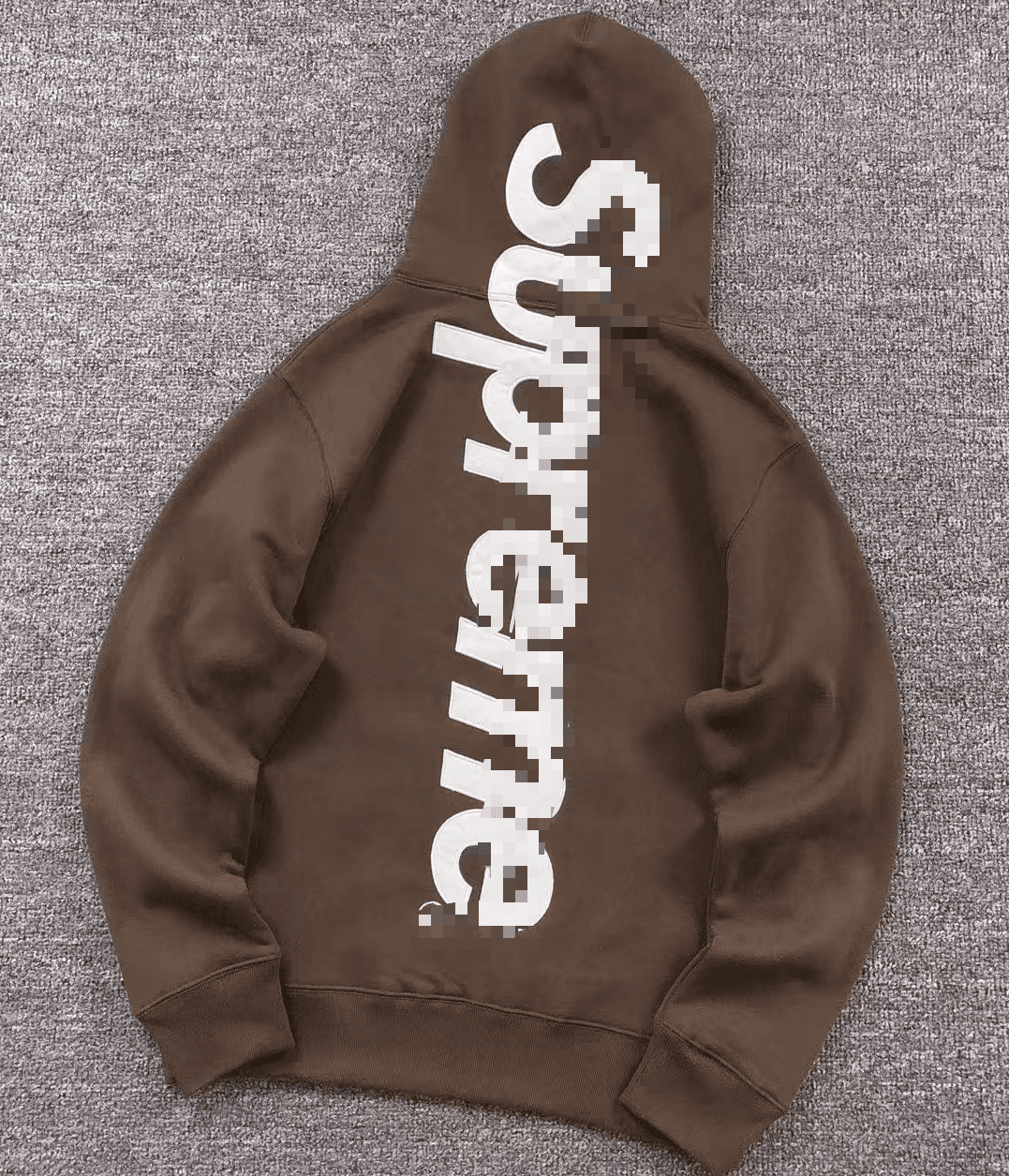 Supreme Half-Zip Sweatshirt Box Logo — E550#棕色