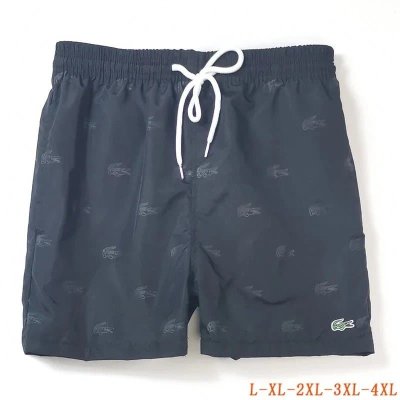 Lacoste Drawstring Shorts Outline Croc Print — 8