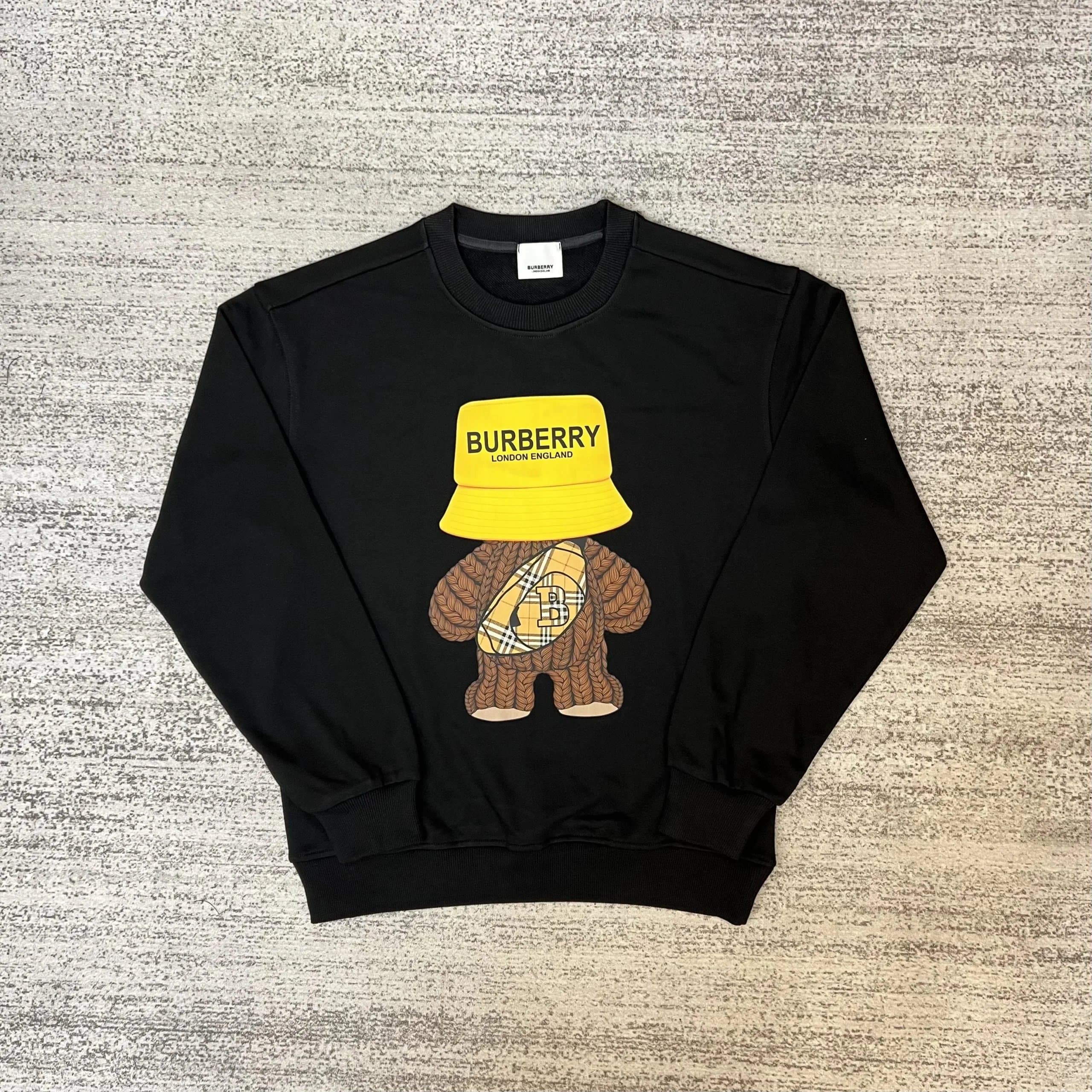 Burberry Cotton Sweatshirt Monogram Logo — 21