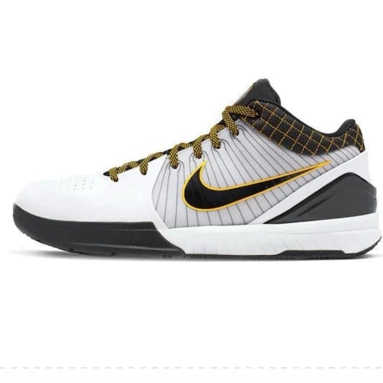 Kobe 4 Protro White Black Gold