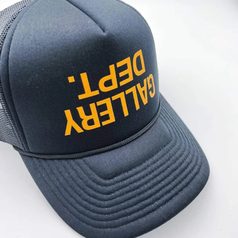 Trucker Cap Gallery Dept. Patch — Gallerydept Inverted Hat Black Black