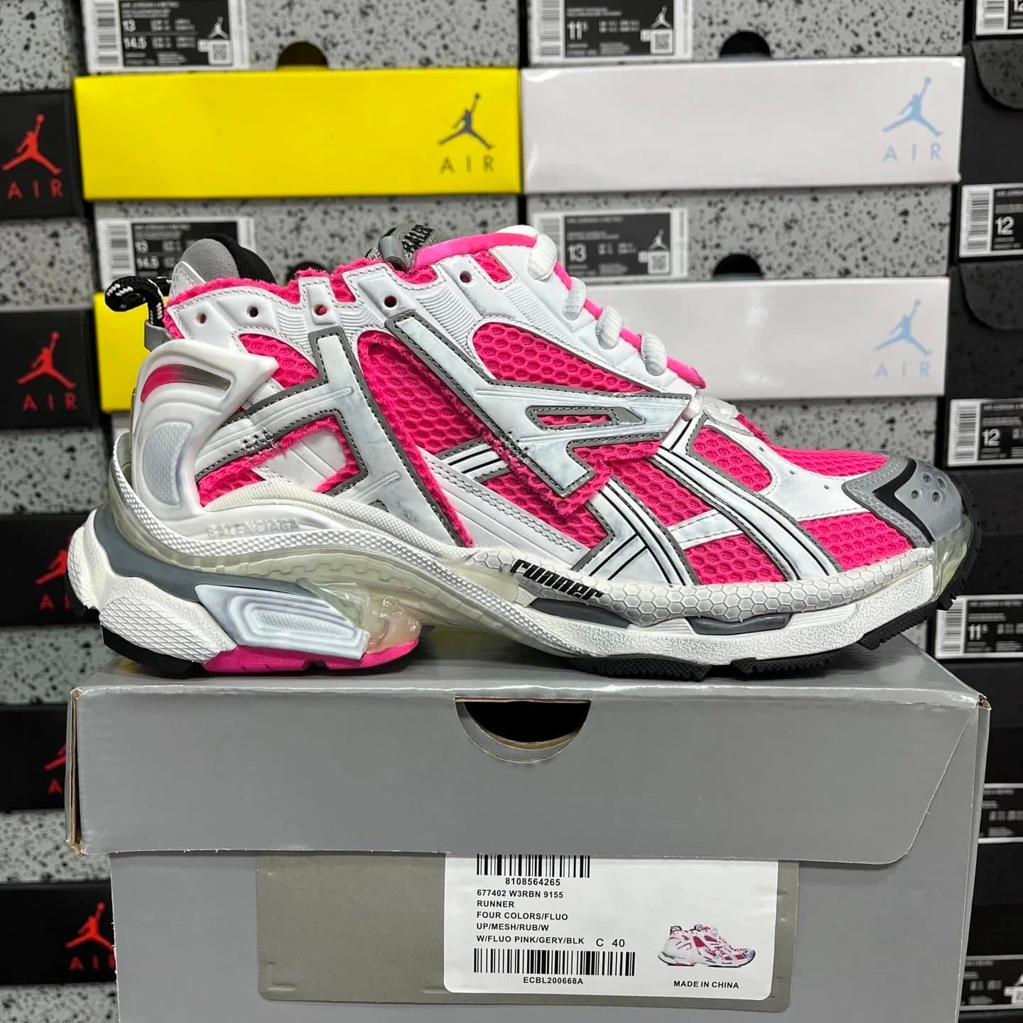 Balenciaga Speed Trainer Multicolor — XA · 七代白玫红N9155