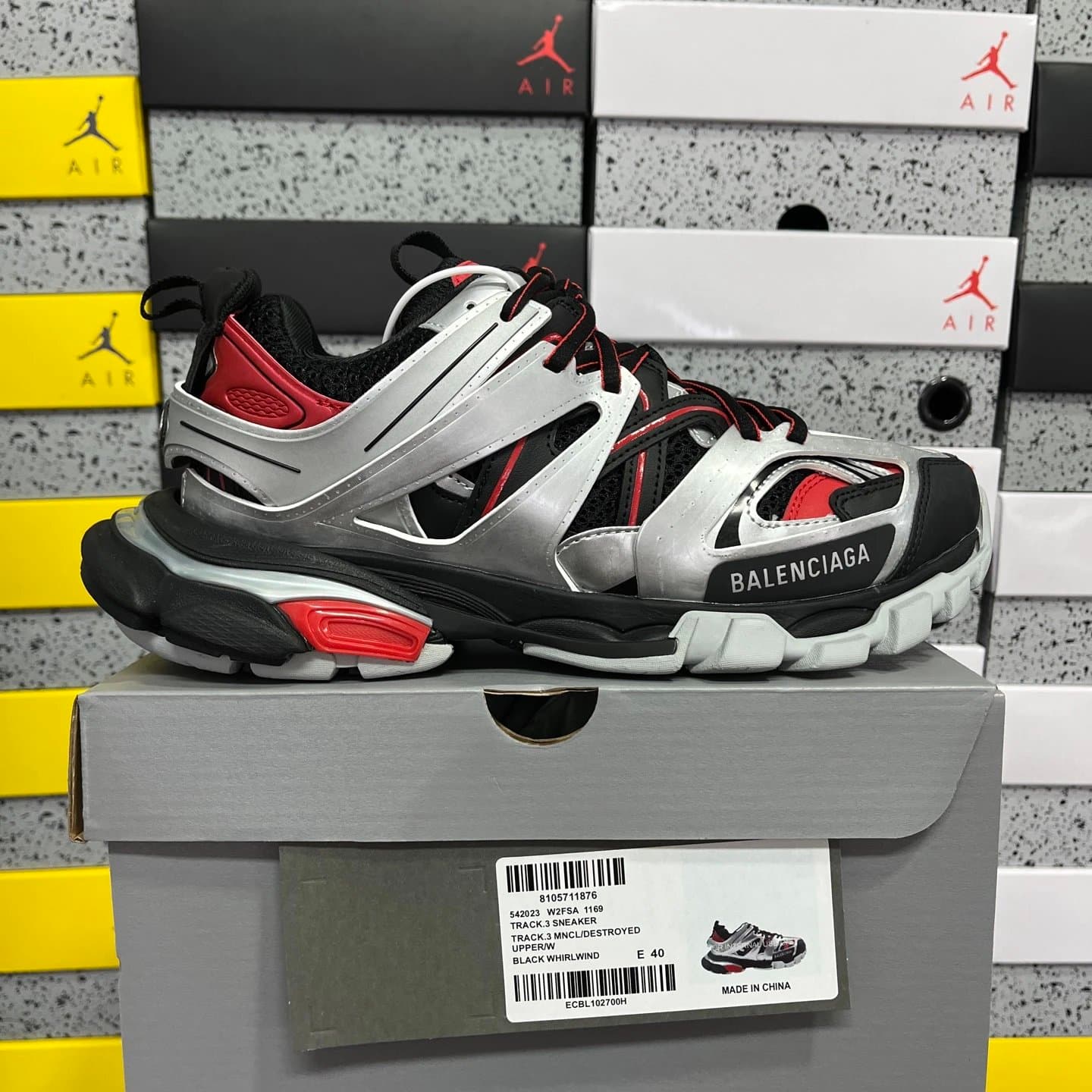 Balenciaga Track.3 Sneaker Black Whirlwind