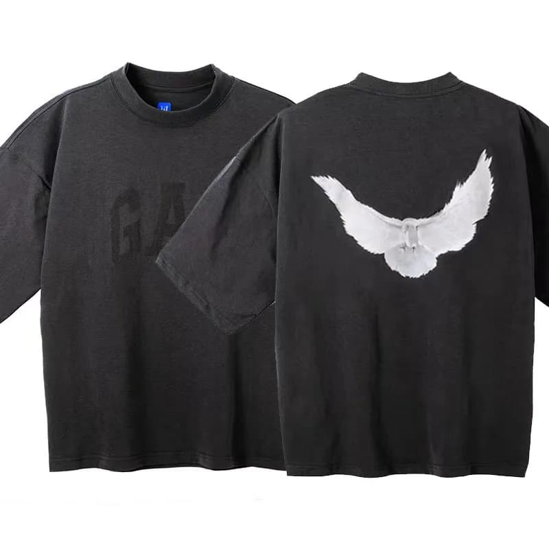 Gap Oversized T-Shirt Dove Graphic