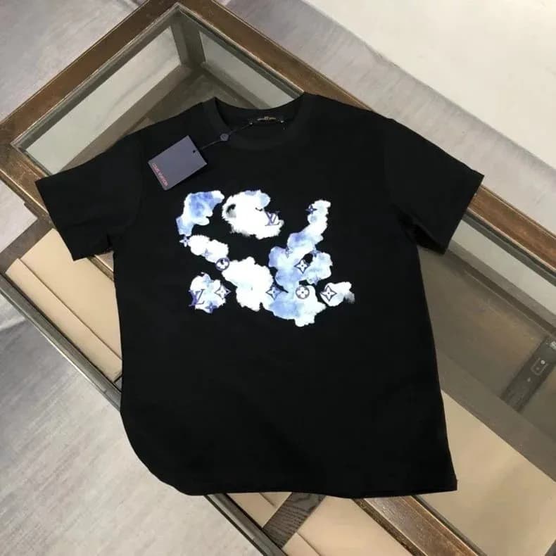 Louis Vuitton T-Shirt Script Logo — 黑色