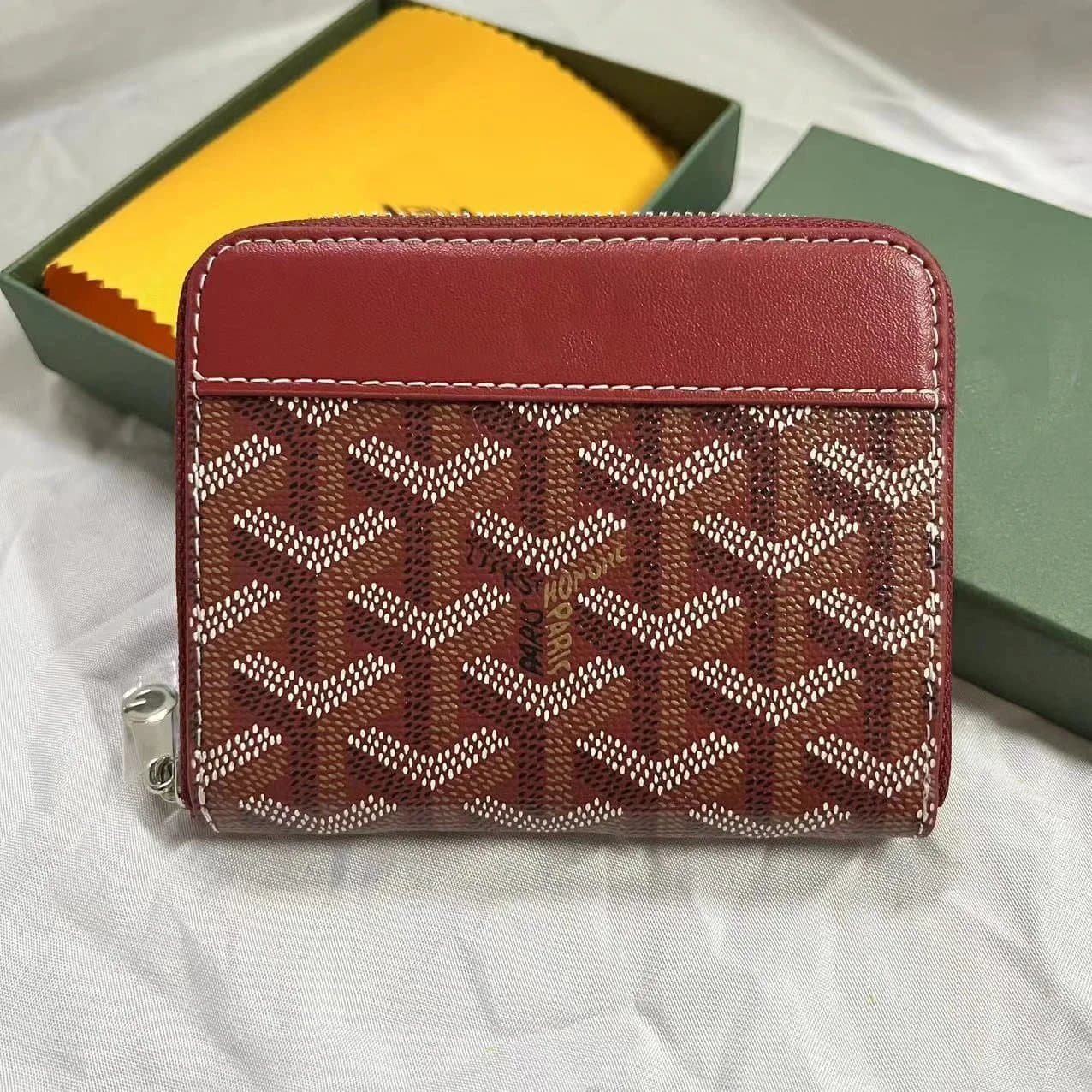 Goyard Saint Louis White Chevron — 027（11cm*10cm）