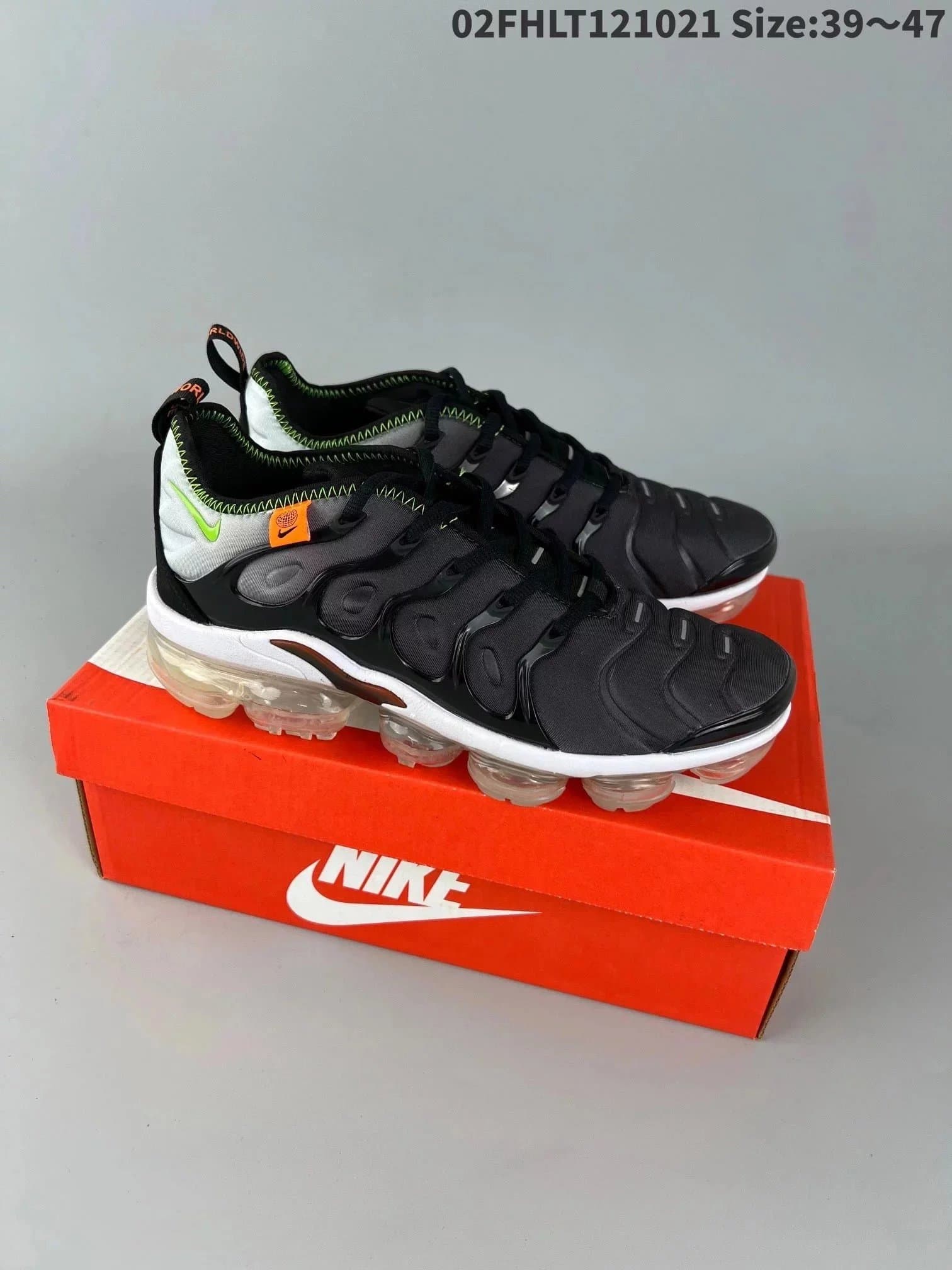 Nike Air VaporMax Plus Sunset Gradient — 黑白3血管