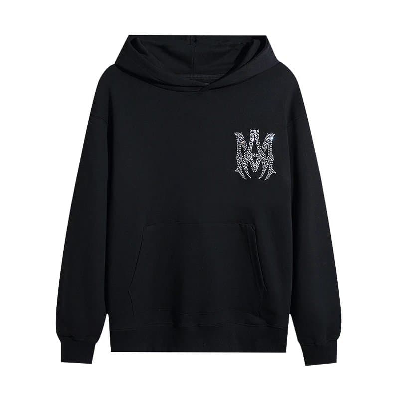 Hoodie Amiri Script Logo — 9009黑色