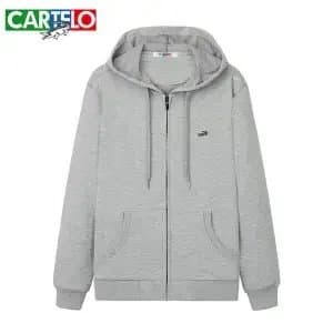 Lacoste Zip-Up Hoodie Heather Grey