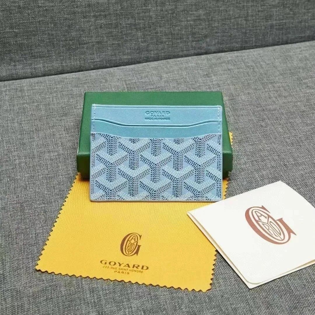Goyard Card Holder Goyardine Canvas