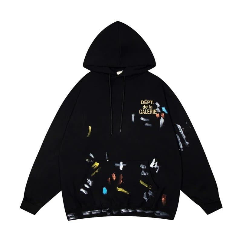Gallery Dept. Hoodie Paint Splatter — 黑色 G22#