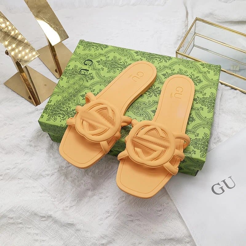 Gucci Dust Bag & Box Damask Pattern — 黄色