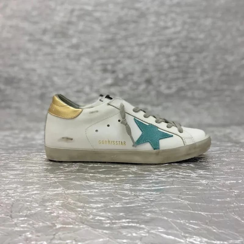 Golden Goose Superstar Teal Star