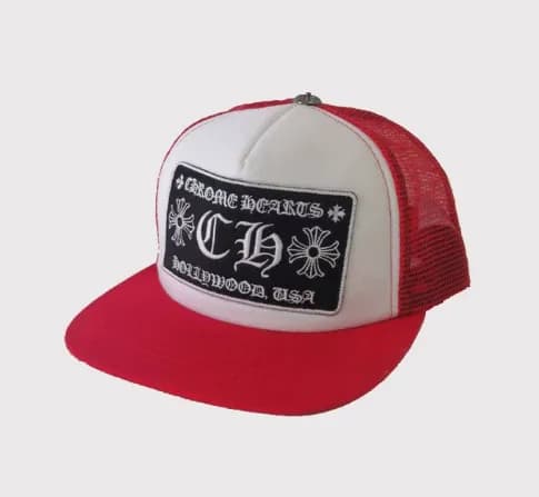 Chrome Hearts Trucker Cap Cross Logo Embroidery — 19