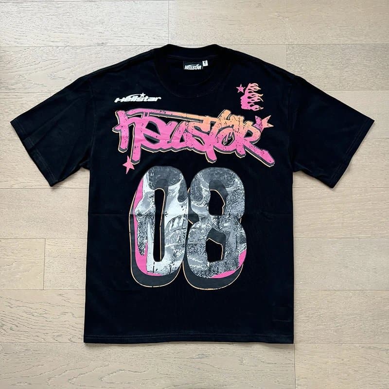 Hellstar Graphic Tee Star Logo — 568 黑色