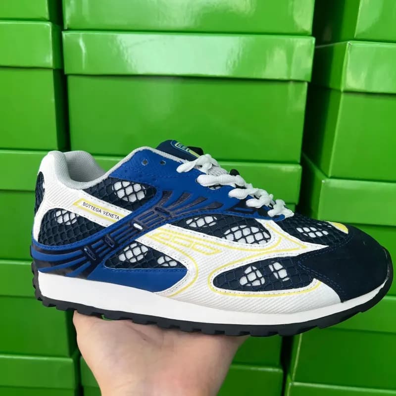 Bottega Veneta BV Sport Navy Blue White Yellow