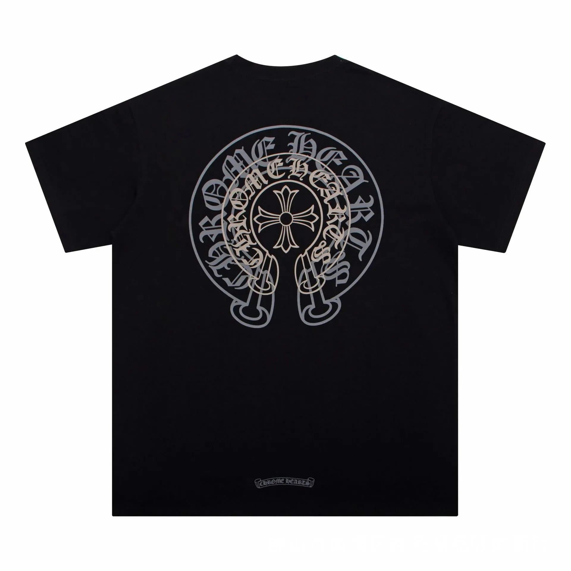 Chrome Hearts Graphic Tee Cross Print — 6026黑