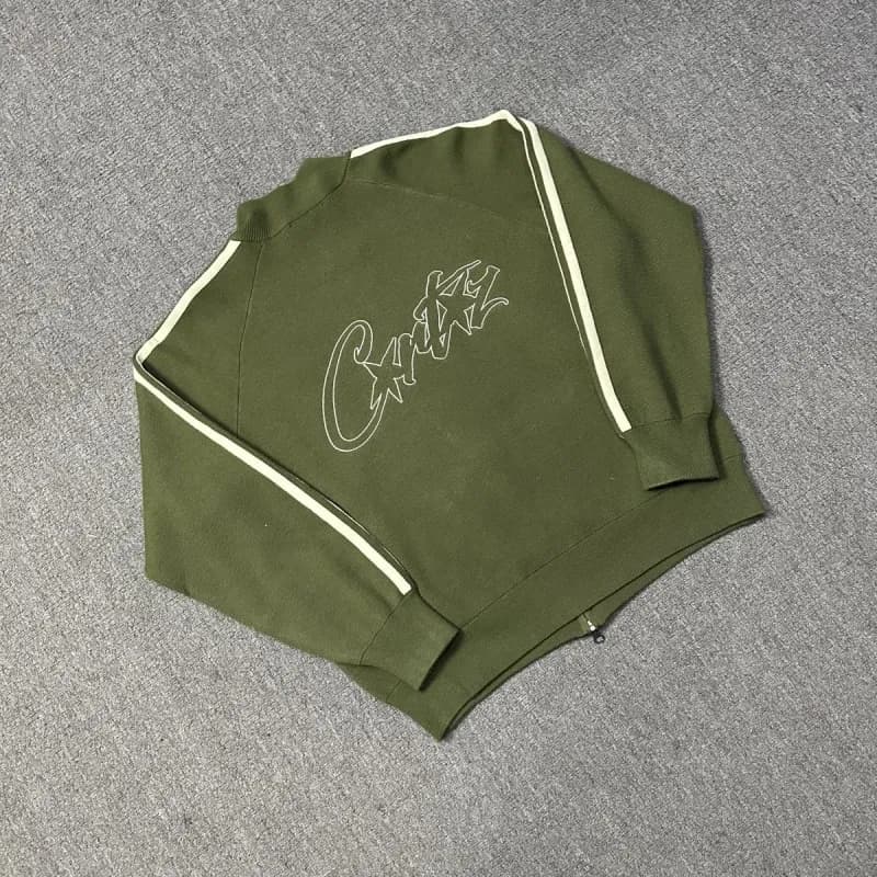 Stone Island Zip-Up Hoodie Patchwork Panel Design — 19