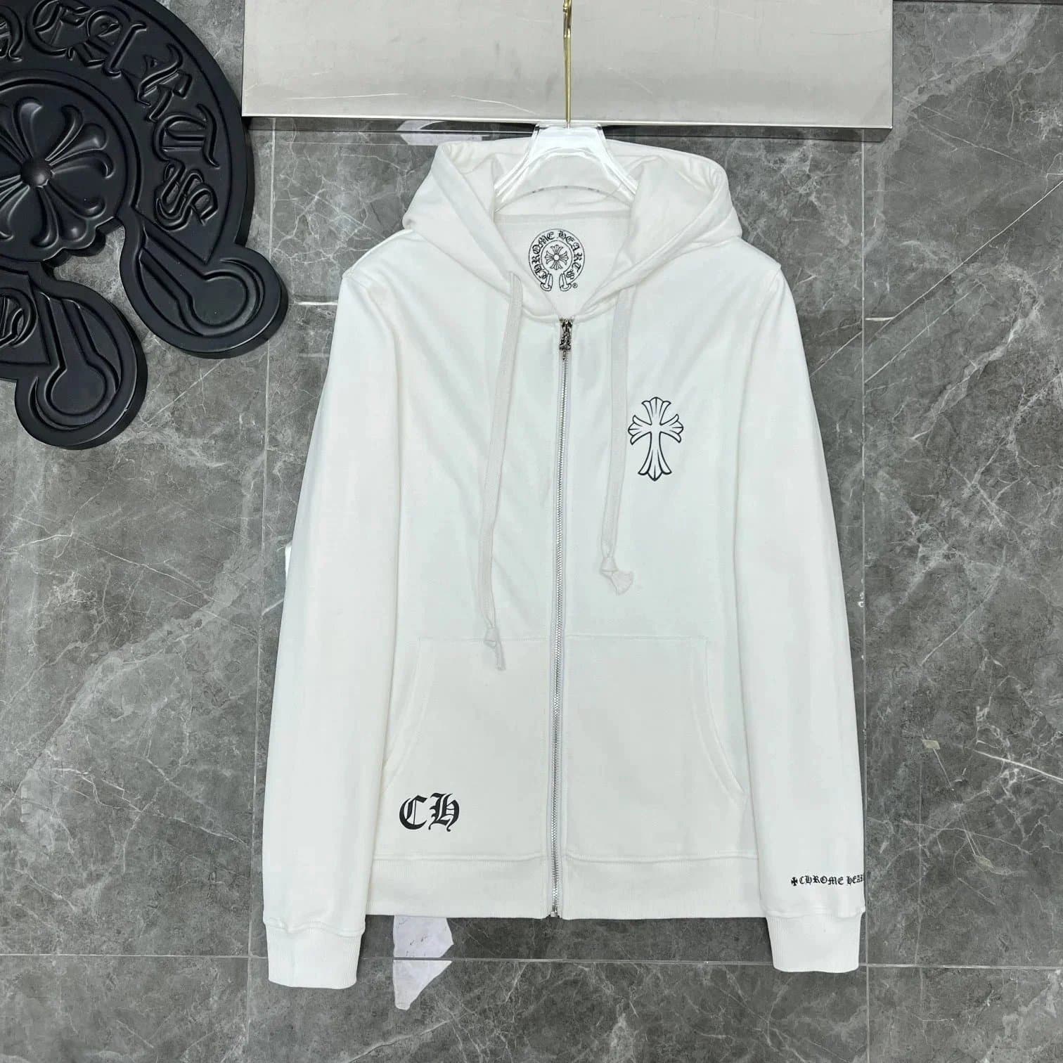 Chrome Hearts Hoodie Splatter Paint — CH-59