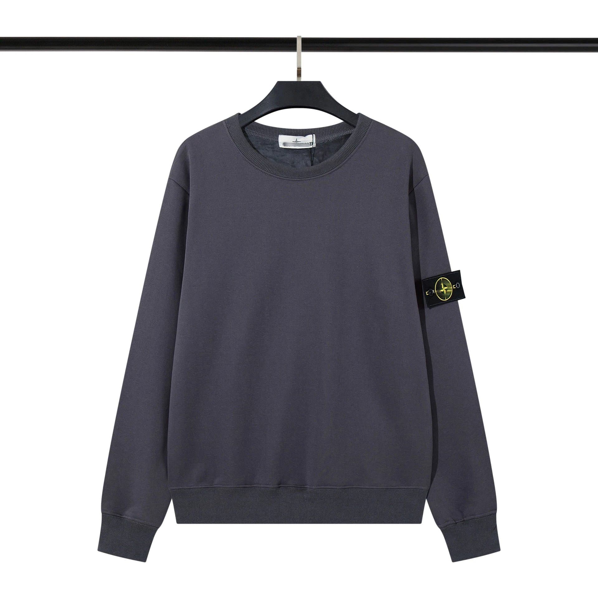 Stone Island Hooded Sweatshirt Compass Patch — 296深灰色