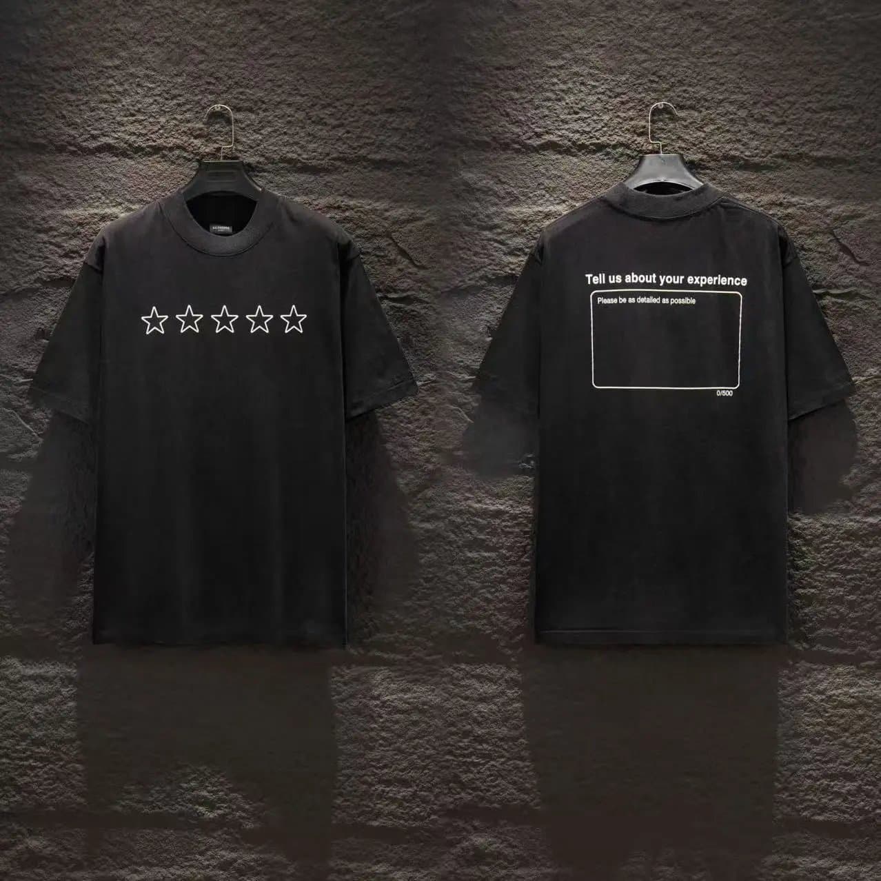 Off-White Graphic T-Shirt Five Stars