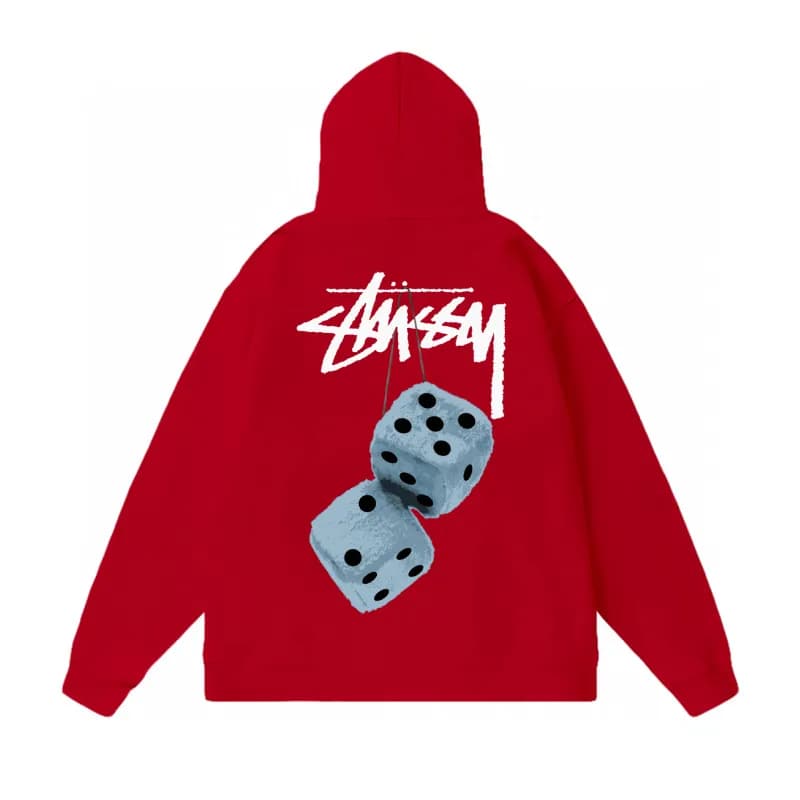 Stüssy Hooded Sweatshirt Dice Graphic
