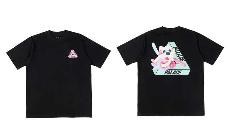 Palace T-Shirt Tri-Ferg Dog Print
