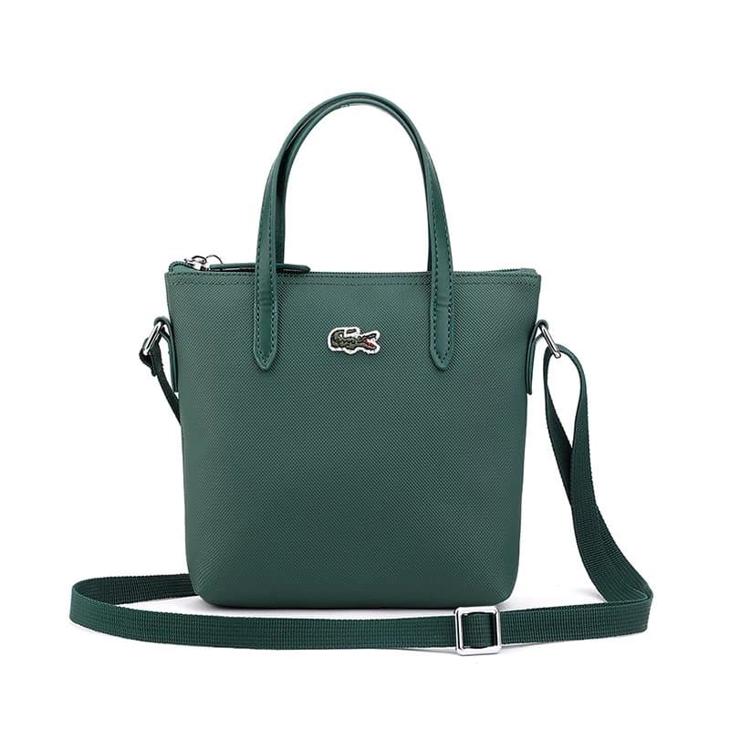 Lacoste Petit Piqué Mini Top-Handle Bag Classic Croc Logo