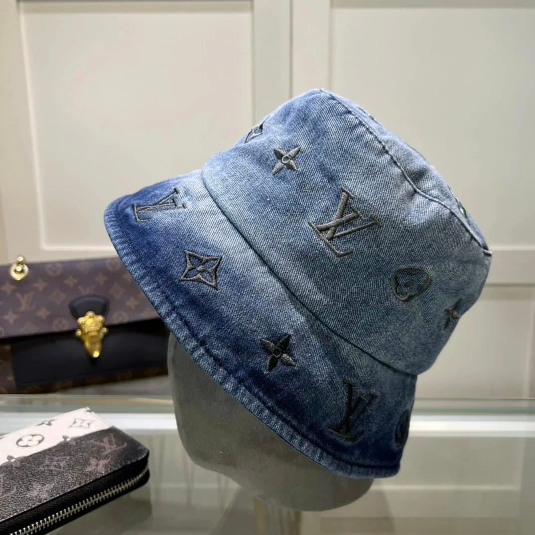Louis Vuitton Baseball Cap Monogram Denim — 19