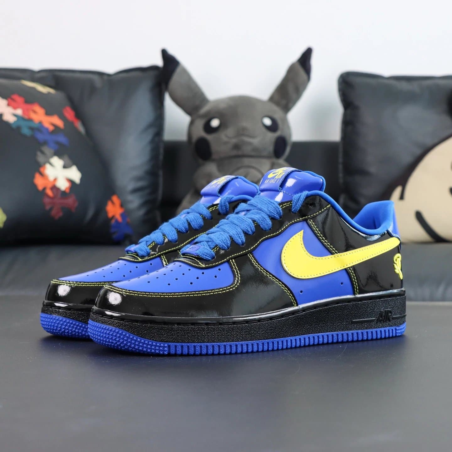 Nike × Off-White Air Force 1 Low The Ten — TOP · 尺码备注 · IQ1402-010 黑蓝