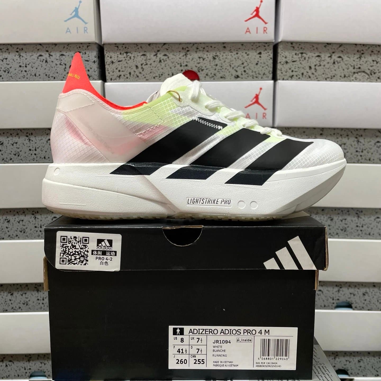 Adidas Adizero Adios Pro 4 Metallic Silver — JR1094