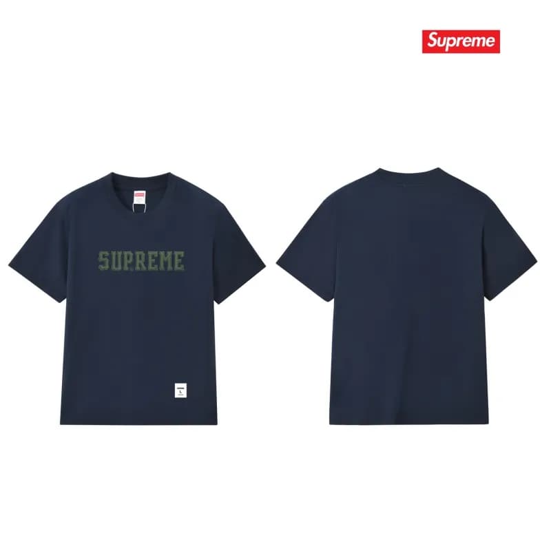Supreme Box Logo Tee Olive Camo Print