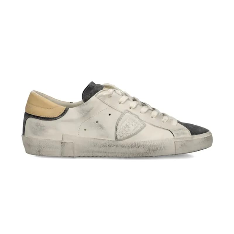 Philipp Plein Low Top Sneaker Distressed Leather