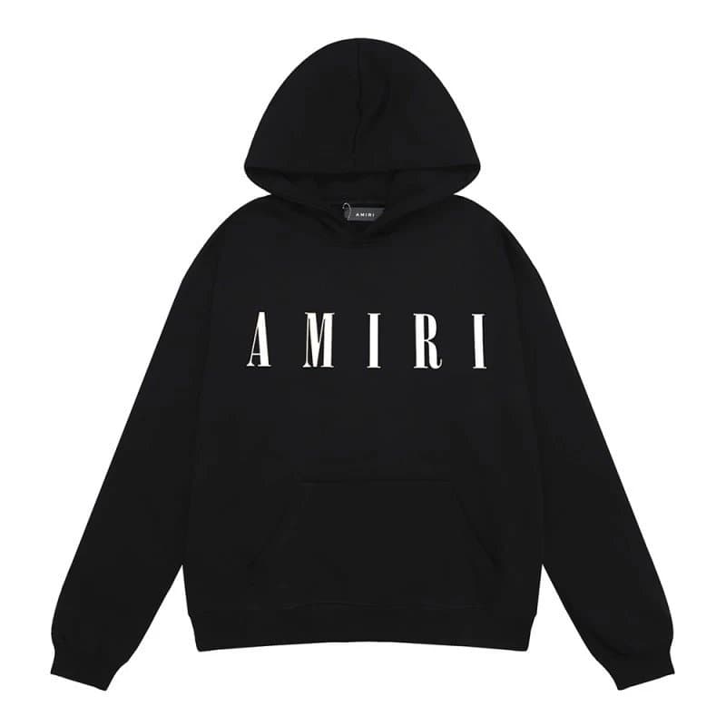 Amiri Hooded Sweatshirt Imagination and Dreams Graphic — 9201# Black  White